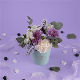 Букет цветов "Неожиданный сюрприз" в стакане