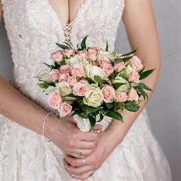 Свадебный букет Розовая нежность