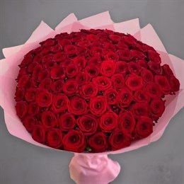 Букет цветов 101 роза "Ред Наоми"