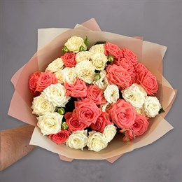 Букет цветов из 25 роз Волшебство