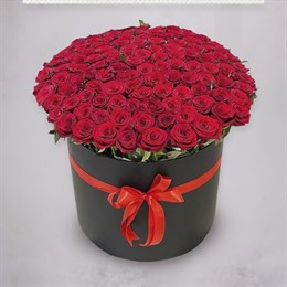Букет Цветов 51 роза в подарочной коробке