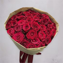 Букет цветов 45 роза Страстная любовь