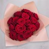 Букет из 17 роз Алые мотивы - фото 5035